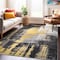 World Rug Gallery Modern Watercolor Abstract Design Area Rug 3'3'' x 5' Yellow 939YELLOW3X5 - alternate 1